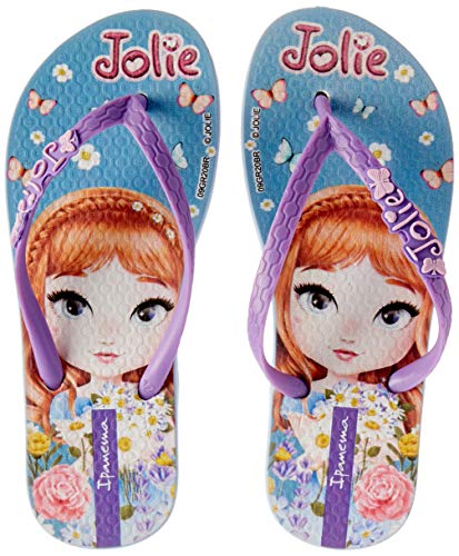 Slide Ipanema Jolie Ii Meninas Azul/Lilas 31/32