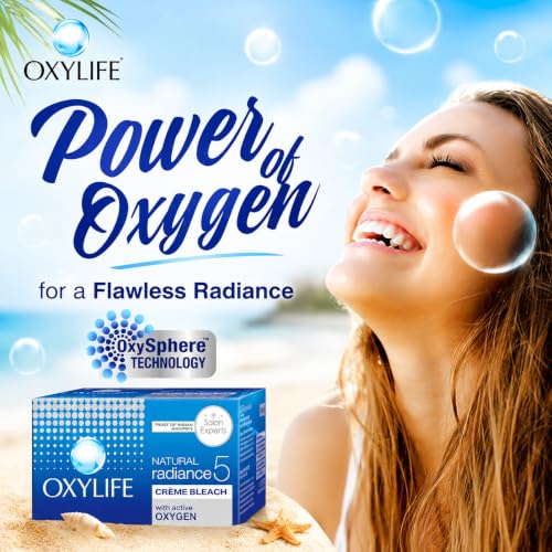 Image of Oxylife Natural Radiance 5 Creme Bleach With Active Oxygen, 126 g
