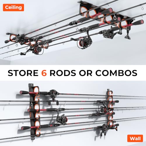Image of KastKing Horizontal Fishing Rod Holder, Upgraded w /Spooler, 1 Pack