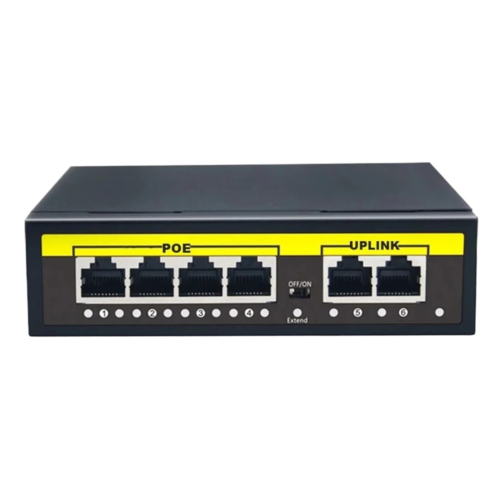 Commutateur POE 48V 100Mbps WiFi commutateur IP Intelligent 4/8 Ports POE Standard commutateur d'injecteur RJ45 (Color : 8Port)