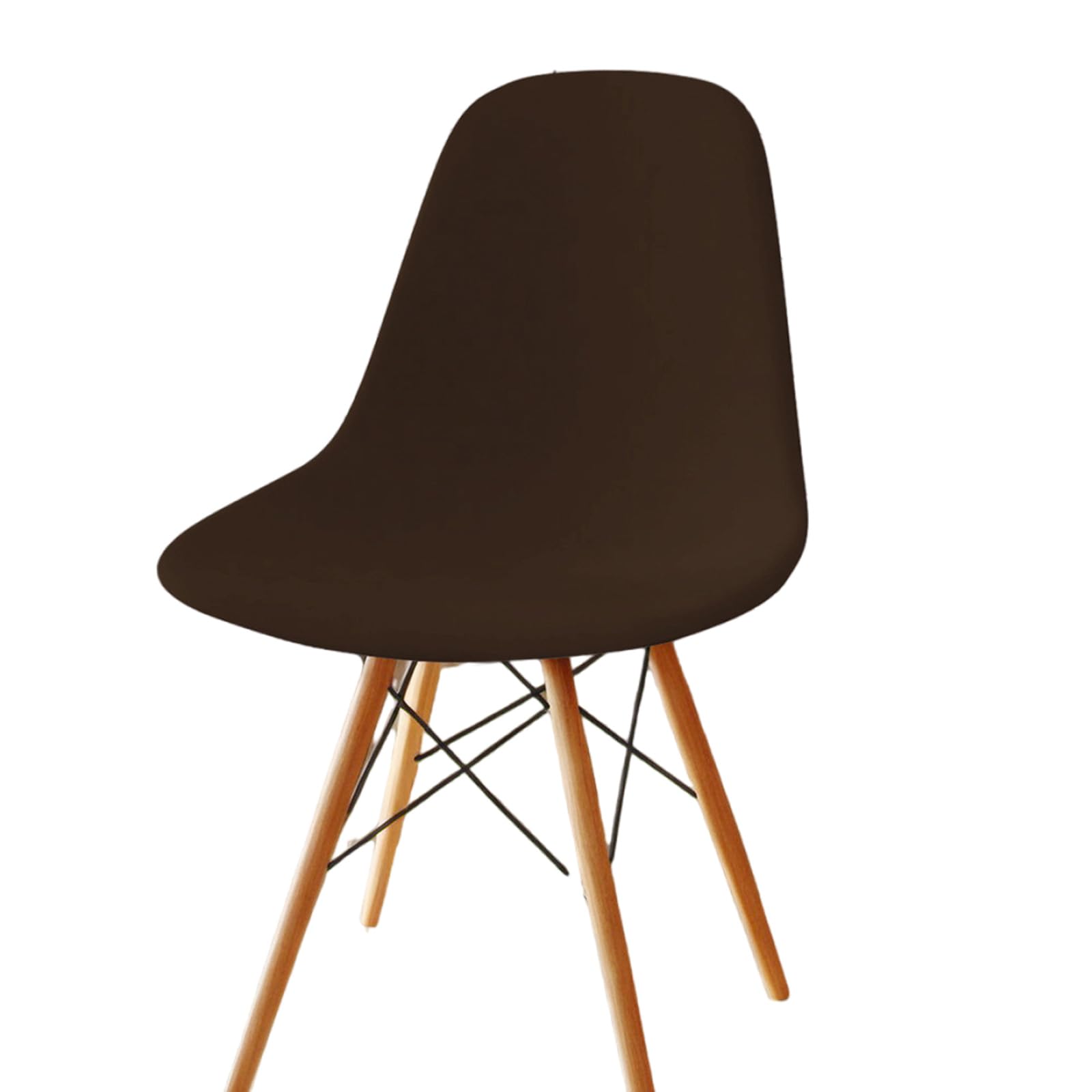 Kalttoy Milk Silk Shell Chair Covers Removable Dining Chairs Slipcover Stretch Chairs Covers for Restaurant Removable Chair