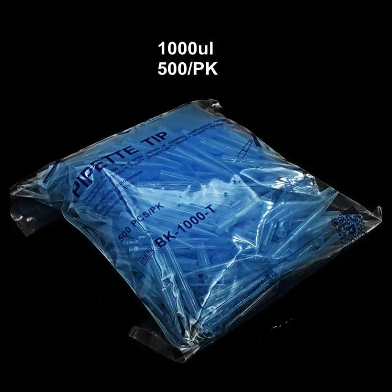 Laboratory Universal Pipette Tip Dispenser with 10/20/200/1000/5000ul Tips, PP Material, Multi-Color(1000ul (500 pcs))