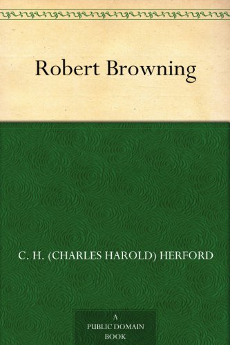 Robert Browning (English Edition)