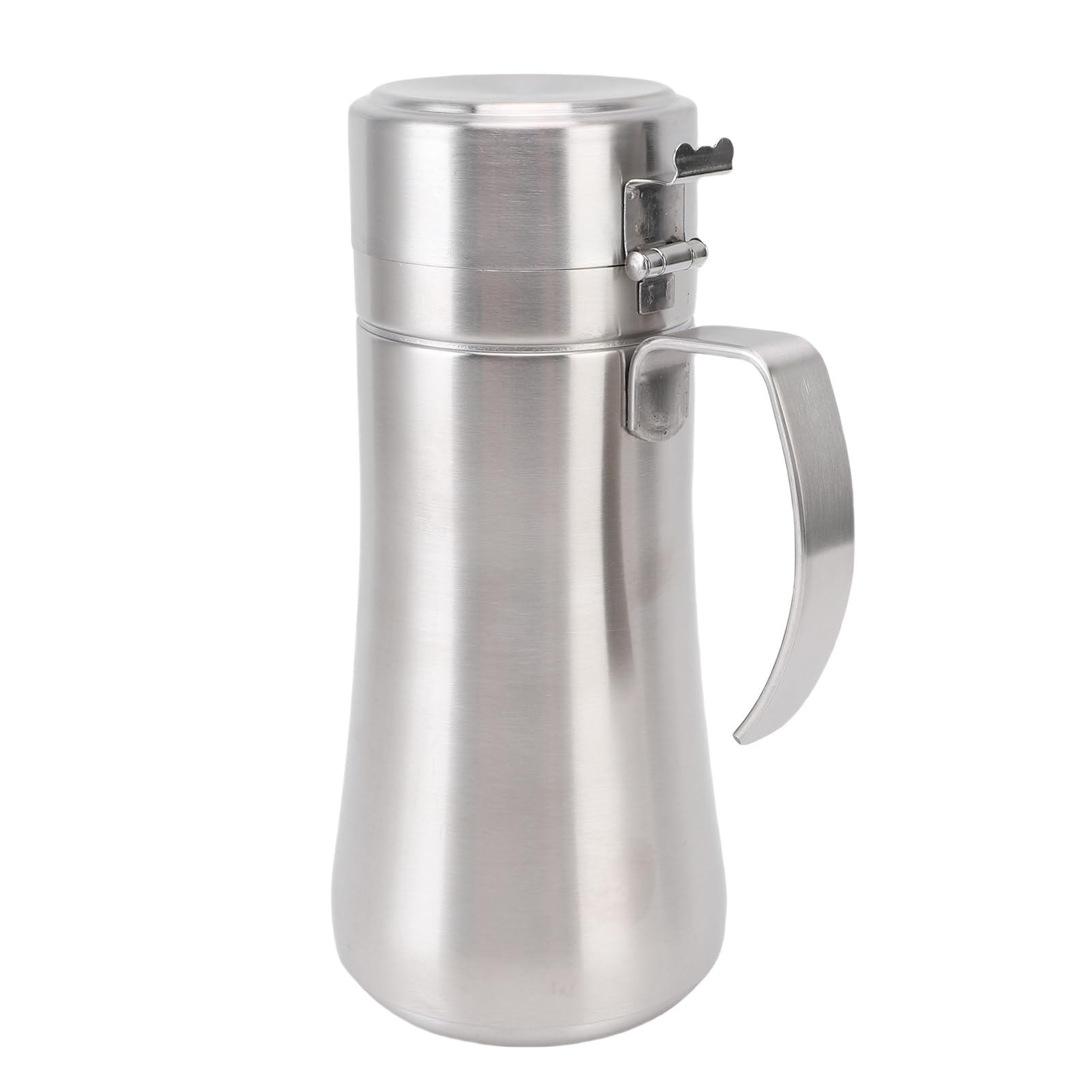 Bottiglia dispenser di olio in acciaio a tenuta stagna, contenitore multiuso per aceto con coperchio, per cucina, cucina, barbecue, strumento essenziale da cucina, 500 ml
