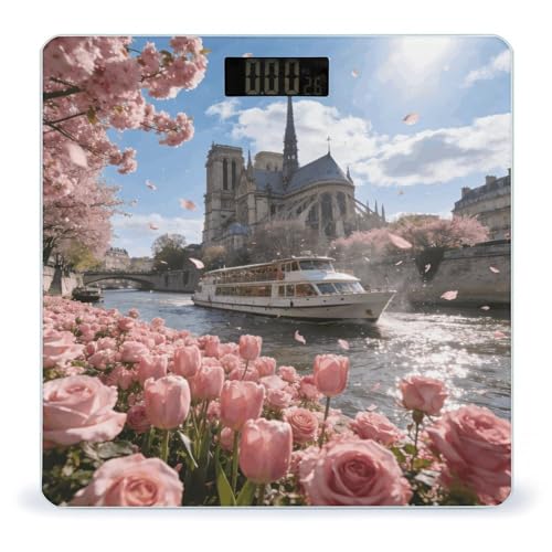 Báscula digital LZQPOEAS hasta 180 kg con pantalla LCD miniatura 1