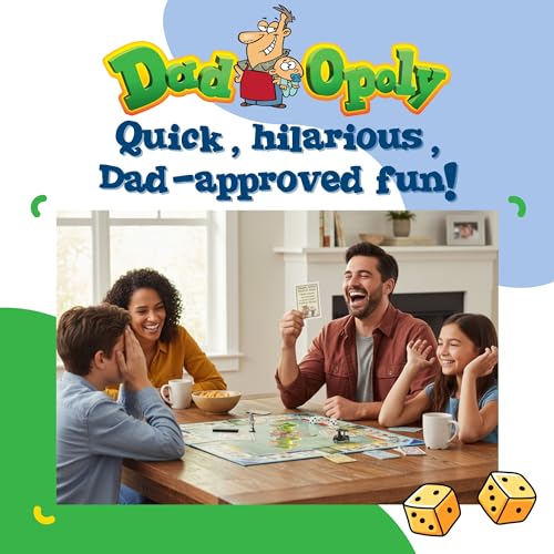 DadOpoly – Juego de Mesa Familiar Divertido para Padres y Niños miniatura 6
