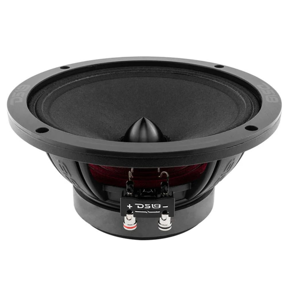 KIT Set pour DS 18 Pro-ZXi8.4BM Haut-Parleur midrange avec cône de 20 cm, diamètre 200 mm 8", 350 Watts rms 700 Watts Max, 4 ohm, sensibilité 99 DB, pour Voiture, 1 pièce