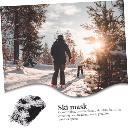 Máscara térmica para la cabeza SHERCHPRY, pasamontaña para esquí, protector de cuello y cara, para hombre y mujer, color negro, resistente al viento miniatura 3