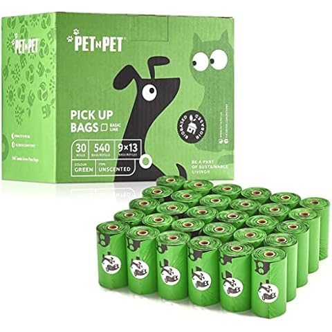 PET N PET Bolsas para Caca de Perro - 540 Unidades 30 Rollos Cover