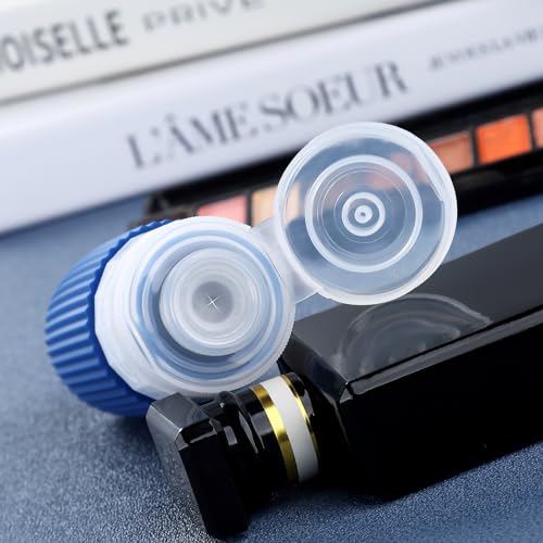 Travel Bottles for Toiletries, Tsa Approved 2oz Travel Bottles, BPA Free Leak Proof Travel Size Toiletry Containers, Refillable Travel Accessories with Toiletry Bag for Shampoo (4 Pack)2