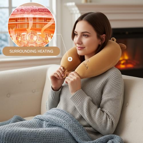Bolsa de agua caliente en forma de U para calmar el dolor cervical 4