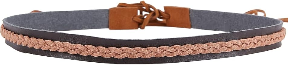 CRASPIRE Cowboy Hat Band Imitation Leather Braided Black Adjustable Western Hat Belt Replacement Hat Accessories for Fedora Cowboy Straw Western Straw Hat