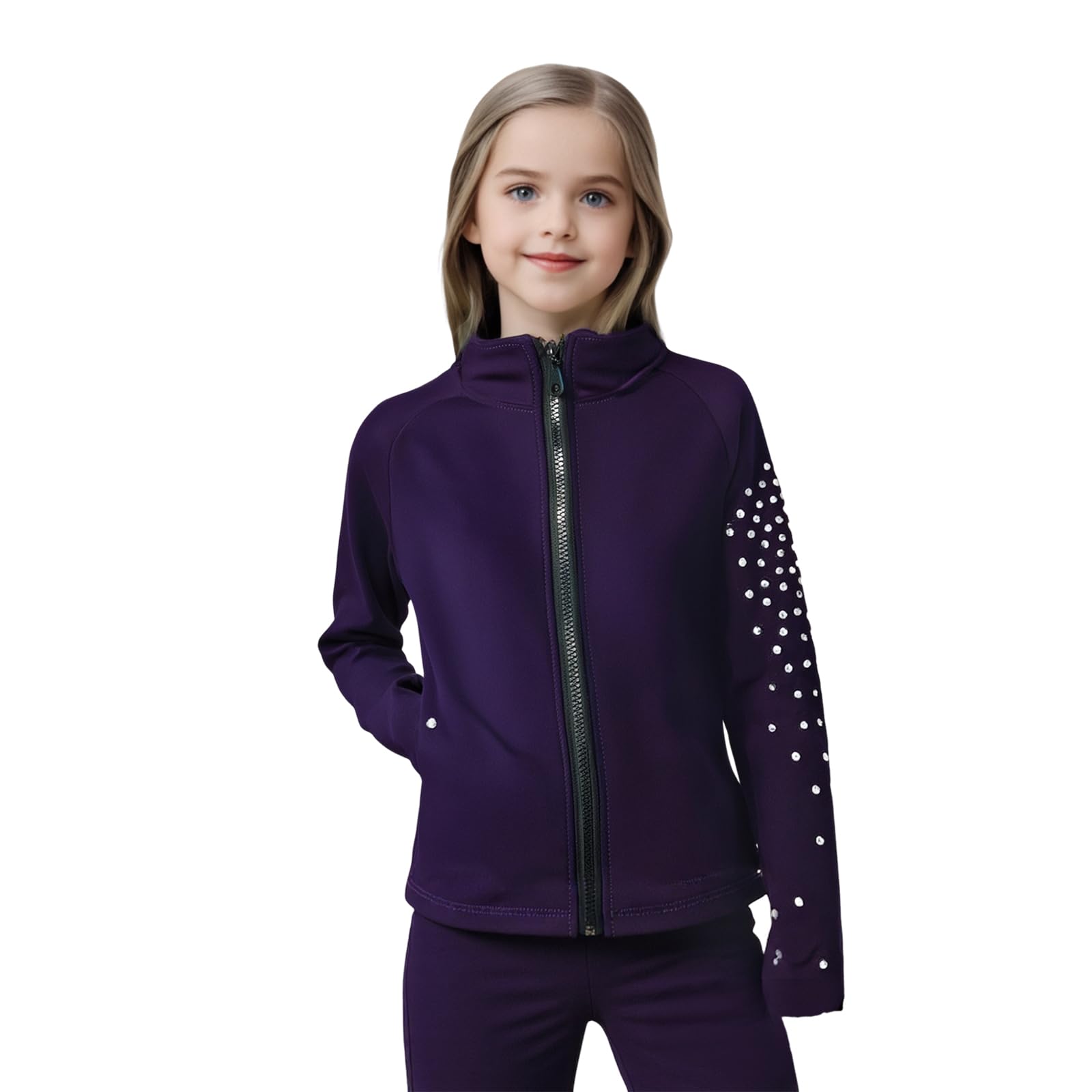 LIUHUO Veste d'entraînement pour fille - Élégante et ventilée