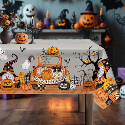 Arquiel Halloween Lastwagen Tischdecke Polyester Rechteckig 152 x 264 cm – Ansicht 1