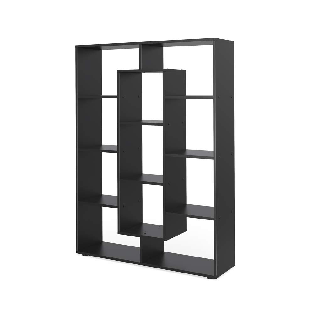 Vicco Séparateur d'espace, Noir, 107.2x143cm, pour la séparation des espaces et Le Rangement Flexible