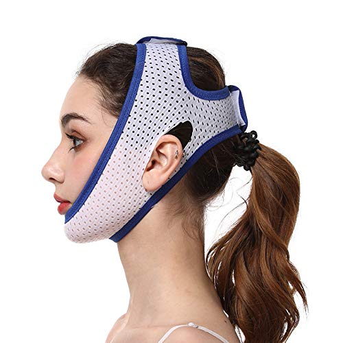 Blue Chin Strap for CPAP Users, Stop Snoring Solution Comfortable Snore Stopper for Better Sleep