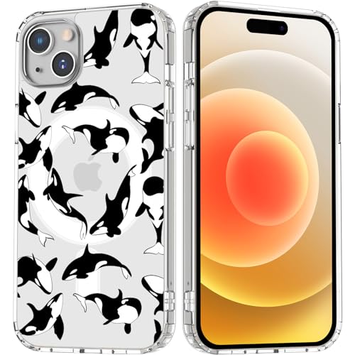 Coque MagSafe iPhone 15 Plus fine et anti-rayures en TPU souple transparent