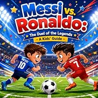 Messi vs. Ronaldo: The Duel of the Legends - A Kids' Guide 2905127287 Book Cover
