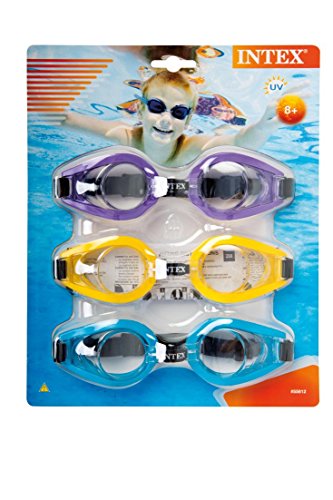 Intex Play Goggles Multicolored 3-Pack (Colors May Vary)