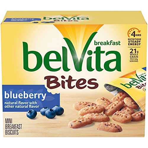 Image of belVita Bites Blueberry Mini Breakfast Biscuits, 5 Packs