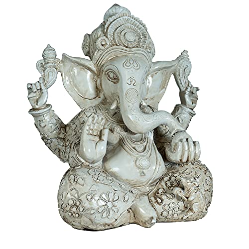 Pevfeciy Ganesha Figuren Buddha Figur Groß Deko Elefant...