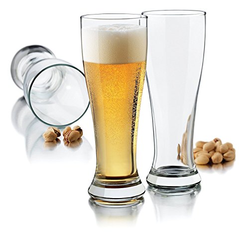 Lista de Vasos cerveceros los 10 mejores. 47 Vaso pilsner cervecero alto juego 4 vasos cerveza 590ml.