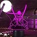 Otaku Lamps Zoro One Piece – Anime Lamp Figure Night Light, 16 Color RGB LED – Remote, 3D Anime Room Décor Gift for Otaku