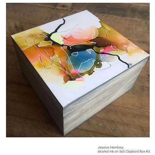 Ampersand Art Supply Claybord | 5X7 | White | Kaolin Clay Painting Panel for Acrylic, Ink, Watercolor & Mixed Media | Canvas & Paper Alternative - Thumbnail 5