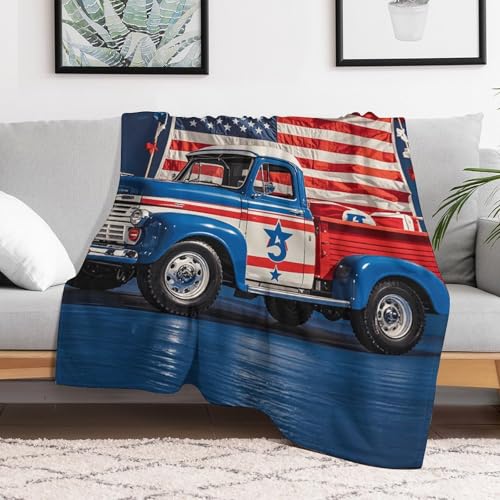 Couverture légère flanelle grand plaid imprimé pour voyage et lit - 6