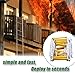 Fire Escape Ladder, Flame Resistant Rope Ladder, Quick Deploy Emergency Ladder, 2000lbs Weight Capacity, Safety Escape Solution for Home, Portable Fire Escape Tool