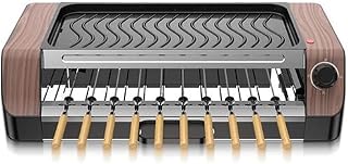 Barbecue Indoor Smokeless Grill Electric Smokeless Indoor Grill Adjustable Temperature Control Suitable for Party/Home