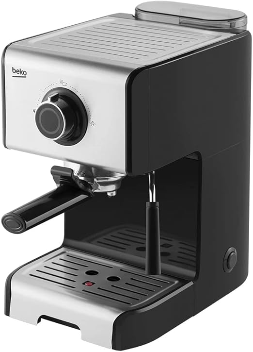 Beko CEP5152B Espresso Pump Coffee Machine, 15 bar, 1200ml tank, Black Amazon.co.uk Home
