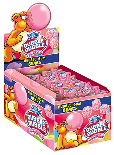 DUBBLE BUBBLE OSITOS, Estuche 150 chicles con forma de osito sabor fresa