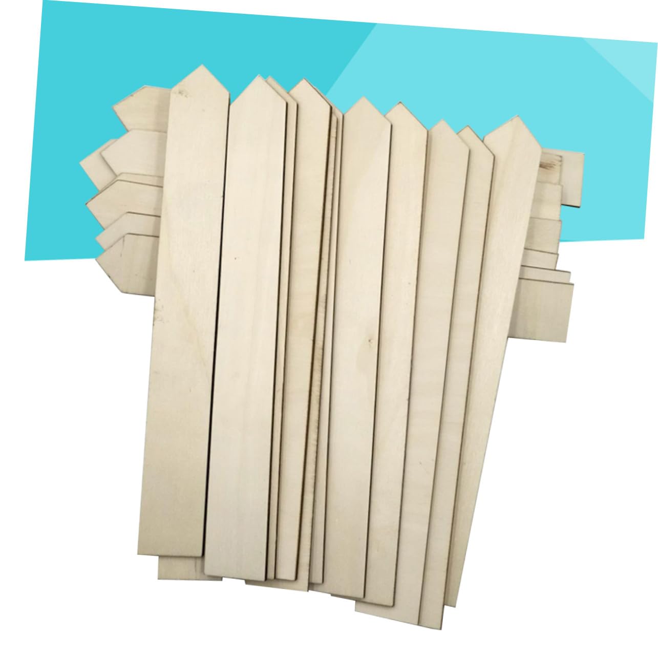 Mipcase 100pièce Étiquettes De Jardin Bois Longues Résistantes Lot De Marqueurs Rustiques Pour Plantes Pots Et Plein Air Marquage Pour Potager Et Extérieur