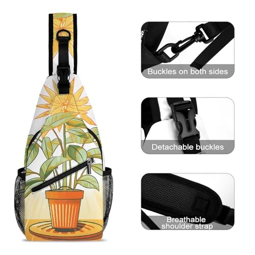 Sling Bag Mochila Crossbody Casual para Senderismo miniatura 3