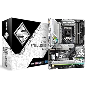 Placa Mãe ASRock Z790 Steel Legend WiFi, Chipset Z790, Intel LGA 1700, ATX, DDR5