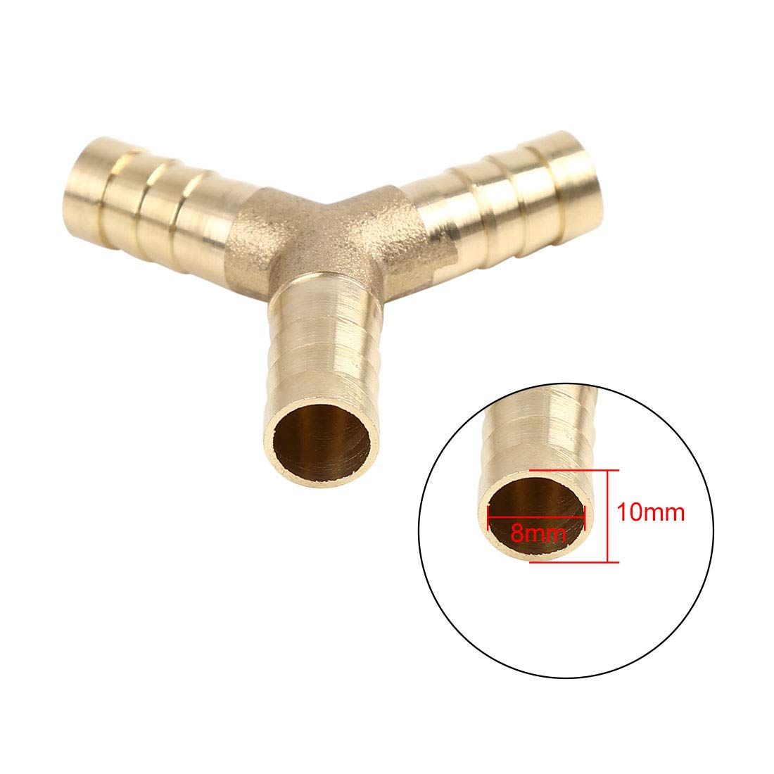 Connecteur De Tuyau En Forme De T En Laiton, 2 Pièces, Raccord D'union à 3 Voies, Raccord à Air, Gaz, Eau, Carburant Acheter à Prix Bas - Livraison Gratuite, Avis Réels Avec