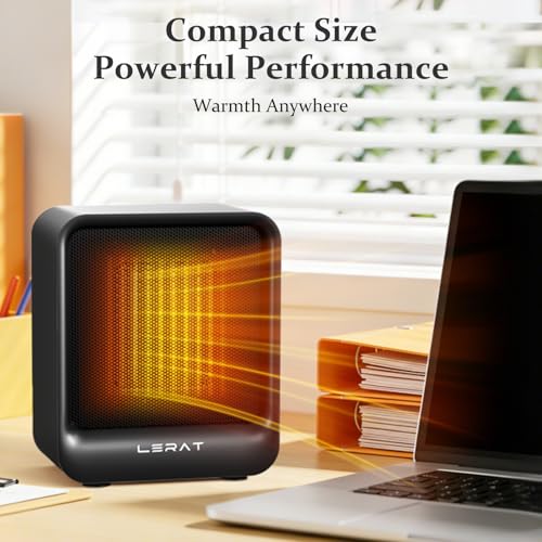 Lerat 500W Mini Desk Heater