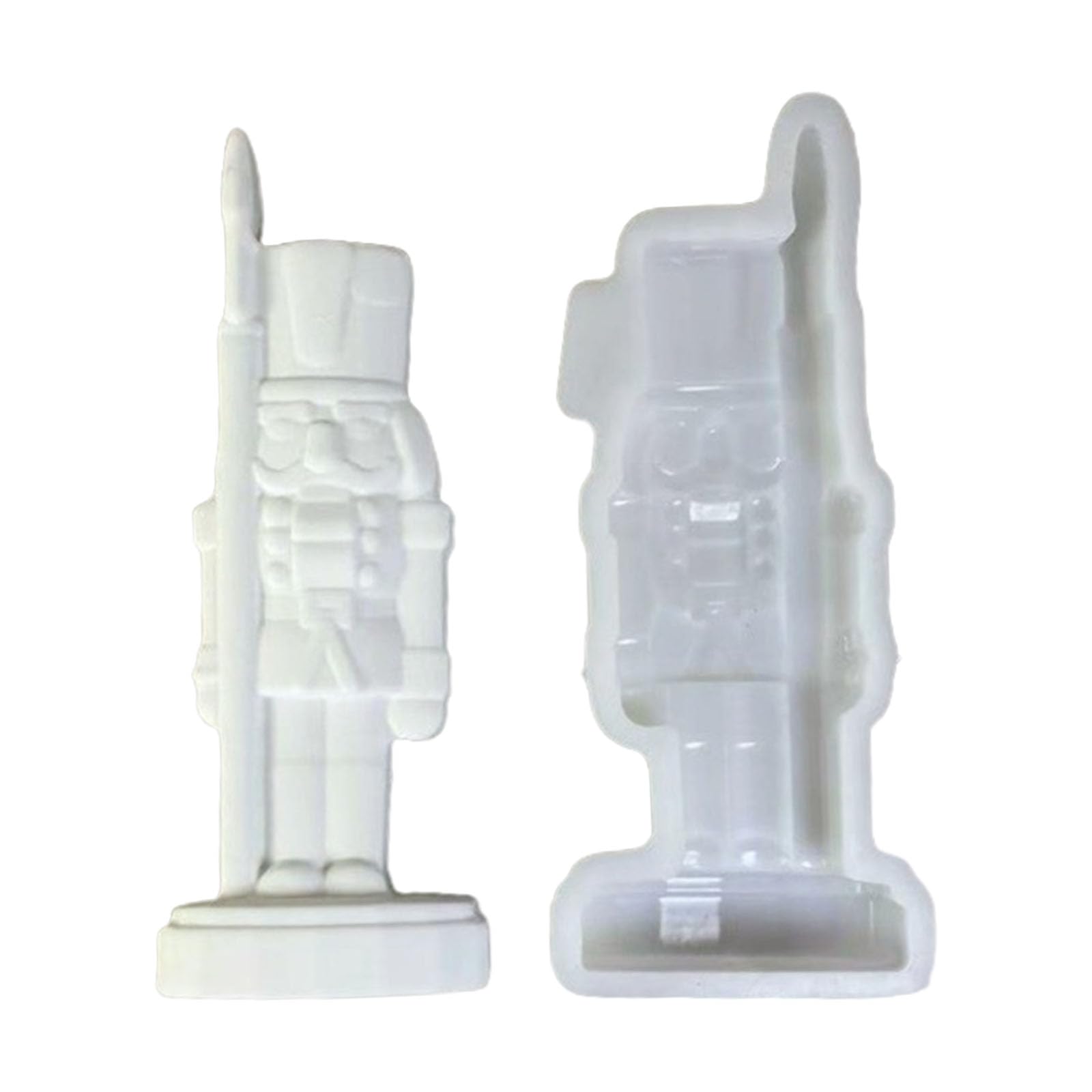 Jazuaiao Silicone Christmas Nutcrackers for Customes Soap Creation and Craft Projects Artistics Craft