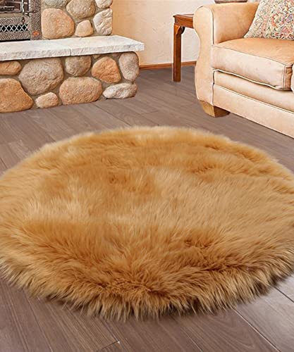 �T�[�N���}�b�g ���O ������� �~�` �t�@�[���O �t�F�C�N�t�@�[ �t�@�[�}�b�g �J�[�y�b�g ���� ���킢�� �؍� �C���e���A �V���v�� �����}�b�g ���� SNS�f�� �؍��G�� ���a100cm �ӂ�ӂ�t�@�[ (�u���E��)