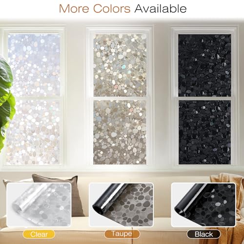 Rabbitgoo A015-45-02 Window Privacy Film, Decorative Window Clings thumb #7