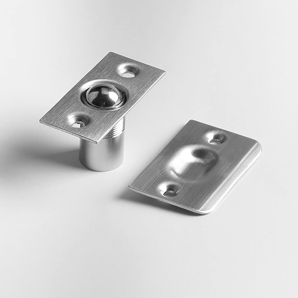 Closet Door Ball Holder Latch Hidden Door Stop Closet Bathroom Copper Doorstop Furniture Hardware(E)
