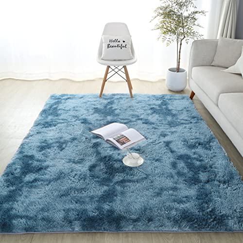 Alfombras Dormitorio Azules Marca Lanyesky