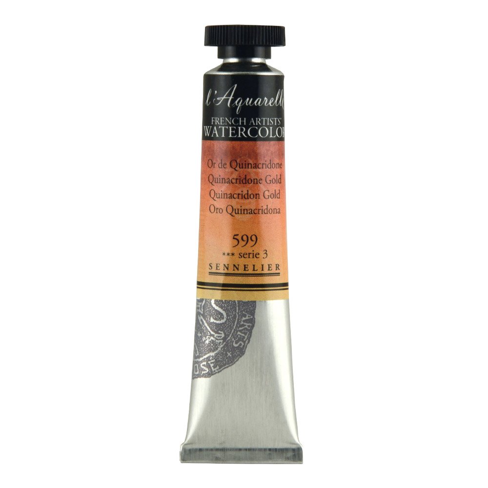 Sennelier Beige L'aquarelle Watercolour 21 Ml Tube S3 - Quinacridone Gold (599)
