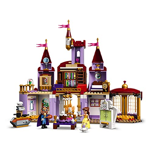 LEGO 43196 Disney Princess Belles Schloss, Schöne und das Biest, Prinzessin Schloss und Belle Mini-Puppen, Spielzeug ab 6 Jahre – Bild 4