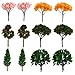 HUIANER 12 Pcs Miniature Fairy Garden Tree Plant Ornamentm, Miniature Dollhouse Pots Decor Moss Bonsai Micro Landscape DIY Craft Garden Decoration      