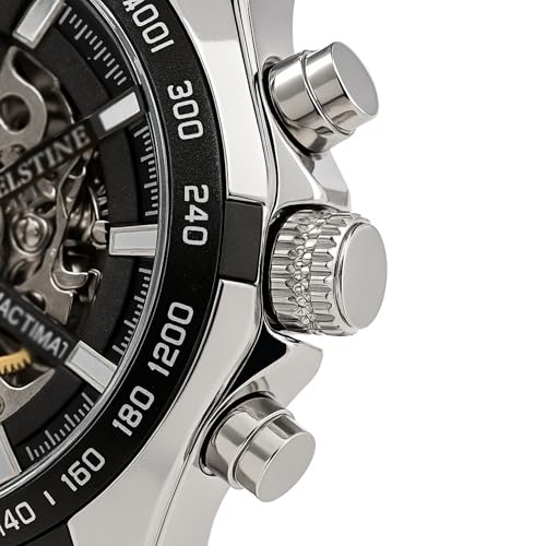 Image of Watches for Men Automatic Watch Mechanical Wrist Watches Skeleton Analog Stainless Steel Business 30 Meter Waterproof Luminous Men Watch 2026