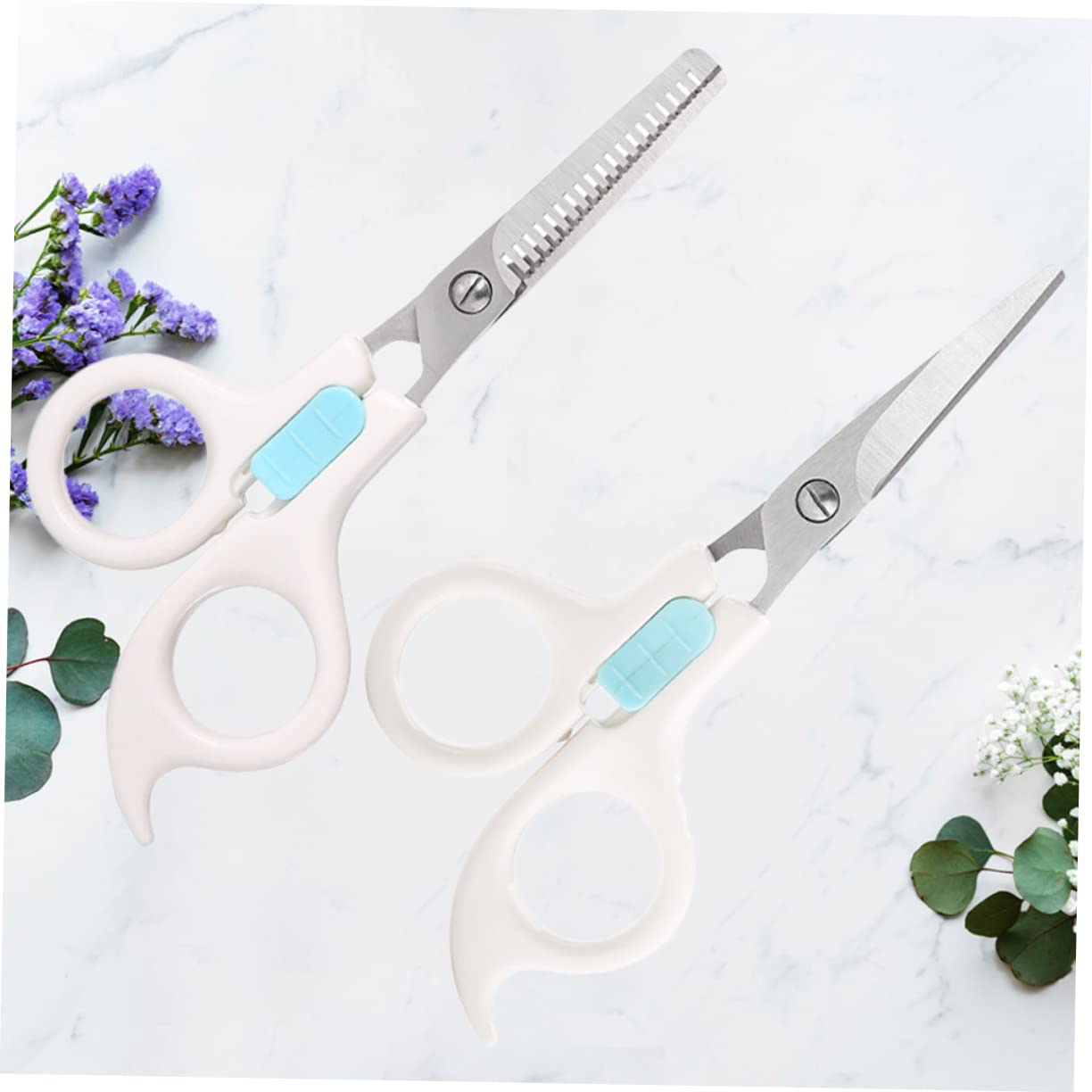 minkissy 6 Piezas peluquero profesional tijeras para el cuidado de la barba cortapelos para niños traje de niños salón cortador de peluquería tijeras de peluqueria modelado colocar