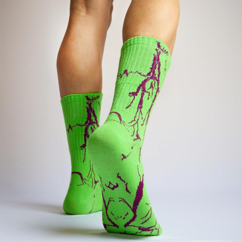 Pure Cottn 5 Pair Socks Soft Fabric, Unique Pattern, High Ankle, Full-Length Comfortable For Men & Women Stretchable Free Size Anti Odur Sweat Free Anti Slip2