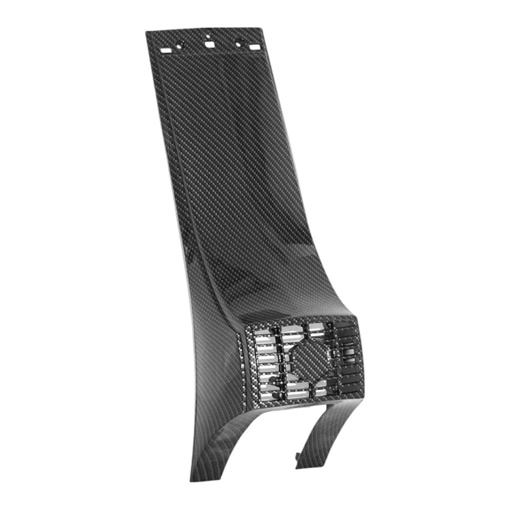 Boita 2.0 Mascherina anteriore Copristerzo Compatibile con Vespa PX 1°serie Carbonio Nero Lucido